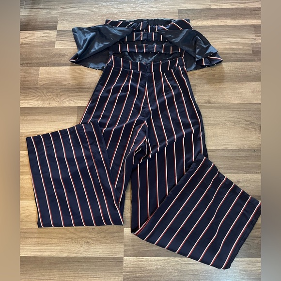 Do+Be All My Life Jumpsuit Strappy Back Sleeveless Wide Leg SZ Small - Picture 6 of 14